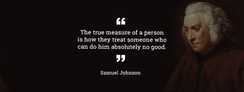 Inspiring quotes  Samuel Johnson